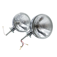 Nouveau phare halogène vintage de 7 pouces, rond semi-fermé, lumière de travail H4 6000K, faisceau haut/bas, 4000 Lm, 12V/24V, pour remplacement