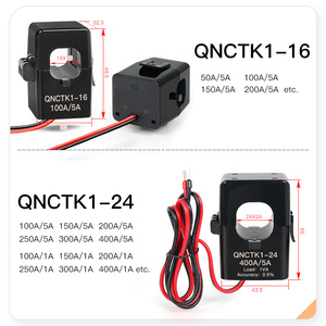 Split <strong>Core</strong> <strong>Current</strong> <strong>Transformer</strong> QNCTK1-16 50A 100A 150A 200A 300A 5A 1V <strong>Open</strong> Type <strong>Current</strong> Sensor Clamp <strong>CT</strong> <strong>Current</strong> <strong>Transformer</strong> - Product Image 2