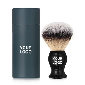 JDK logotipo personalizado Badger Nylon cabelo barbear escova para barba molhada