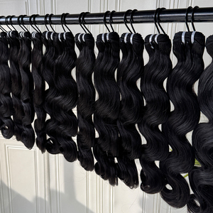 ผมมนุษย์แบบเวฟธรรมชาติ  ดูเป็นธรรมชาติ นุ่มฟู มีเท็กซ์เจอร์  แบบ Double Weft จัดส่งโดยตรง - Product Image 3