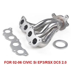 Coche modificado de acero inoxidable de colector de escape cabecera tubo 02 05-Acur @ RSX DC5 Hond @ Civ * ic Si señor - Product Image 2