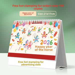 X418 High Quality Custom Size Advertising Desk <b>Calendar</b> for Office, 2026 <b>Calendar</b> Book Printing, Custom Logo Available, Full Col - Product Image 2