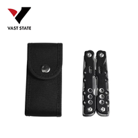 Vente en gros OEM Vast State Pince multifonction en acier inoxydable noir, Pince combinée pour le camping, la survie, l'EDC, le bricolage et les situations d'urgence