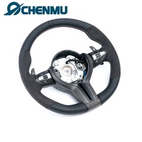 Volant en semi-suède avec garniture en carbone sec pour BMW F10 F11 F07 F20 F22 F30 F36 X5 F15 X6 F16 X3 F25 X4 F26 M3 F80 F21 M3