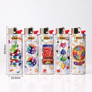 Encendedor de Gas de Plástico Recargable Desechable de Diseño Personalizado, Tamaño Máximo, Calidad Clásica Superior 2026, para Cigarrillos - Product Image 1