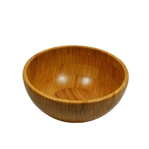 Bamboo Bowls Set Handmade Natural Wood Salad Fruit Storage Japanese Style JZW 09 - Product Image 5