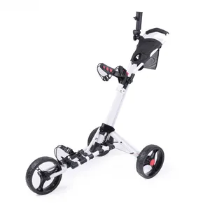 Fabrikant Golf Caddy Buggy Push Pull Golfkar Kleine Opvouwbare Golf Trolley