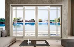 DIAOSI británico de 103 de moda de aleación de aluminio de puertas correderas de aluminio de doble con marco de vidrio Exterior - Product Image 5
