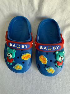 Ciabatte per bambini in PVC blu con suola antiscivolo da 15 mm, scarpe estive a infradito per ragazzi dai 4 ai 6 anni - Product Image 5