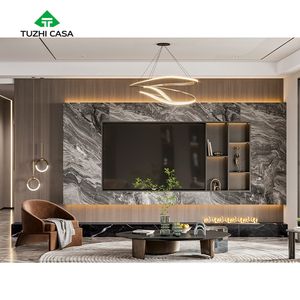 Cheminée électrique à profil <span class=keywords><strong>bas</strong></span>, murale, noire, support de télévision, <span class=keywords><strong>meuble</strong></span> moderne - Product Image 6