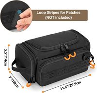 Trousse de Toilette Tactique pour Homme, Suspendable, en Polyester, pour Rasage et Douche, Idéale pour les Voyages