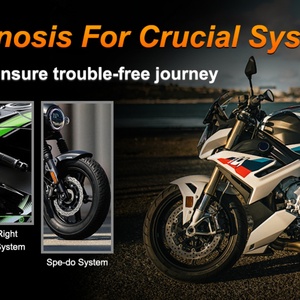 Herramienta de Diagnóstico para Motocicletas Xtruck M1, Escáner Universal para Motos, Compatible con B-M-W, Yamaha y Kawasaki - Product Image 3