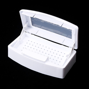 Nipper <b>Storage</b> Transparent Cover Sterilization Beauty Tray Manicure Nail <b>Box</b> Art Disinfection Salon <b>Tool</b> Organizer Sterilizer - Product Image 2