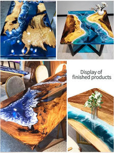 عميق صب كريستال نقي سريع راتنجات الايبوكسي a و B سائل علاج Apoxy راتنجات الايبوكسي ومجموعة تصليب للحرف الفنية طاولات خشبية - Product Image 5