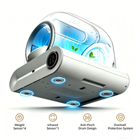 LeLo Pets MSP-01 Bac à litière automatique intelligent pour chat, fonctionnement silencieux, capacité de 65 L, nettoyage facile, option de logo personnalisé pour chats