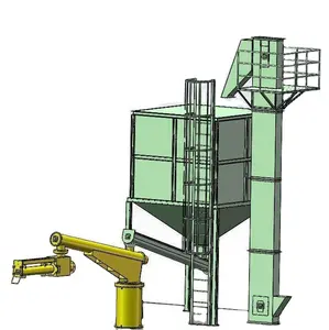 Misturador de areia de resina fundição/revestida de resina areia/processo de linha de tratamento de linha de produção de areia