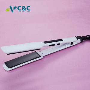 Lisseur et boucleur de cheveux professionnel 2 en 1 avec revêtement céramique, élément chauffant PTC, lisseur plat à chauffe rapide - Product Image 5