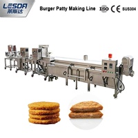 Machine automatique de fabrication de galettes de burger SUS304, 2100 pièces/h, machine industrielle de formage de galettes de viande, ligne de production de galettes de burger