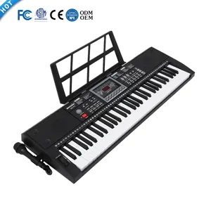 BD Music 61Keys Portable Electronic Organ Digital Piano With Built In Speaker And Microphone Gift For Kids