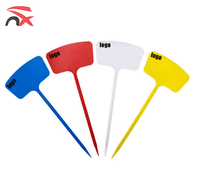 Marqueurs de jardin en plastique imperméables en forme de T, taille personnalisée, fabrication professionnelle, étiquettes pour plantes, pour l'identification