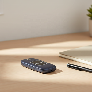 Téléphone portable à clapet d'occasion débloqué 4G LTE bleu avec appareil photo Kosher Zero Lifetimer pour Cadence S2720 - Product Image 5