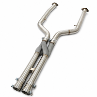 Système d'échappement en acier inoxydable de 1,2 mm d'épaisseur, tube en Z de 3 pouces à longueur égale avec garantie d'un an pour F95 X5M F96 X6M 4.4T