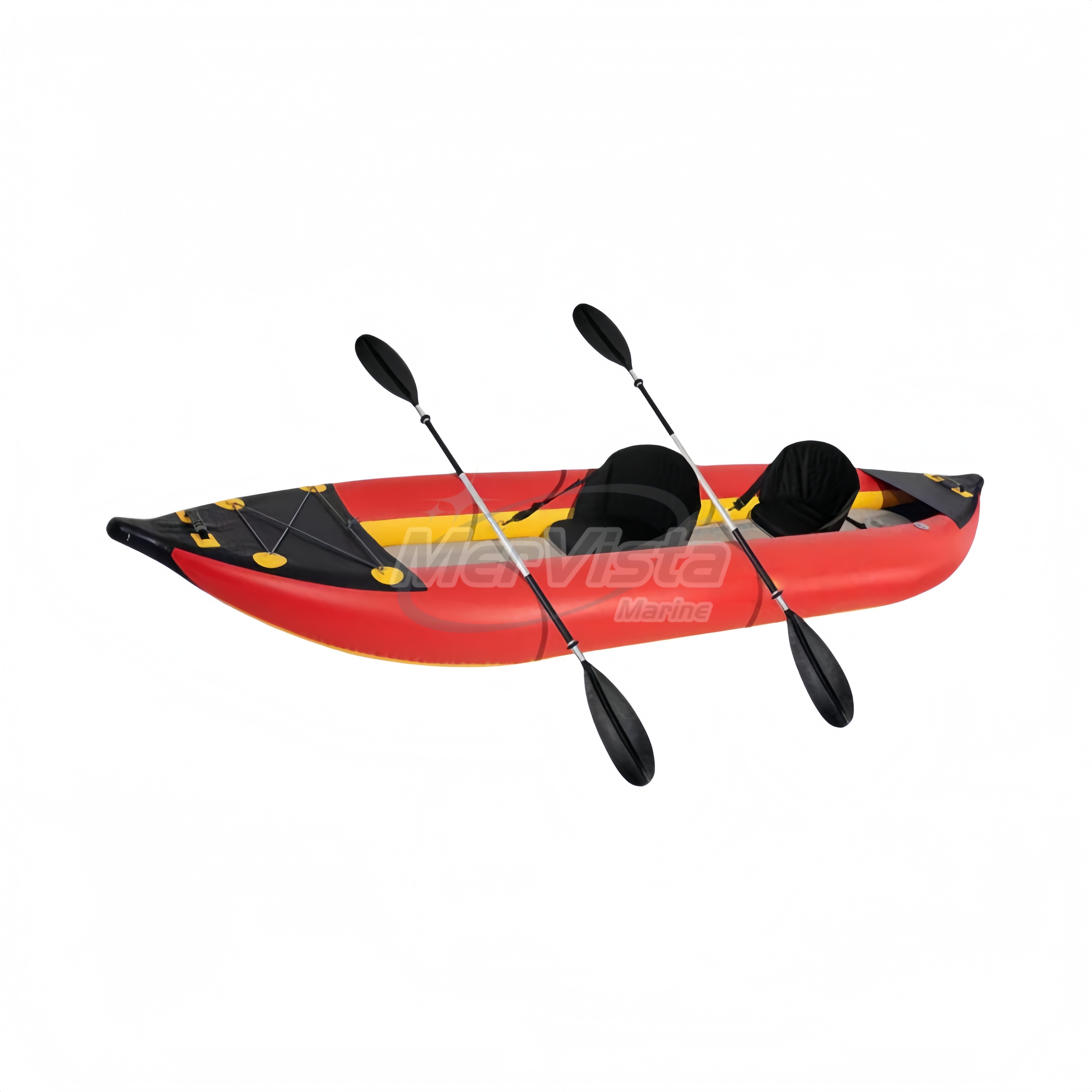 VEVOR Kayak Gonfiabile 2 Posti, Portata 318kg, Con Sedili E Pompa, Per Pesca E Avventura