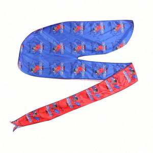 Customized Logo Silky <b>Durag</b> Multifunction Low MOQ Full Print Headcover for Men Women Outdoor Sports Custom OEM/ODM - Product Image 5