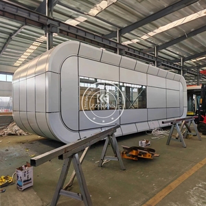 บ้านสำเร็จรูปแบบตู้คอนเทนเนอร์ ปี 2025 พร้อมระเบียง บ้านเคลื่อนที่ แคปซูลอวกาศเคลื่อนที่ พร้อมห้องครัว - Product Image 2