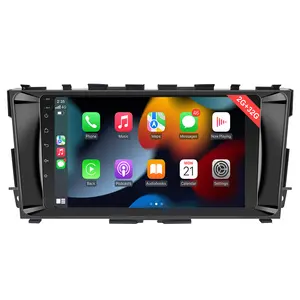 אנדרואיד אוטומטי אלחוטי Carplay עבור Teana Altima 2013-2018 8core IPS מסך מגע Bluetooth GPS ניווט לרכב סטריאו מדיה נגן
