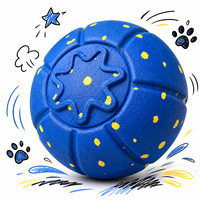 Jouet flottant pour animaux de compagnie, qualité supérieure, 15 cm, en PU, motif dessin animé, réaliste, classique, de luxe, en forme de balle de popcorn, indestructible, pour chats et chiens