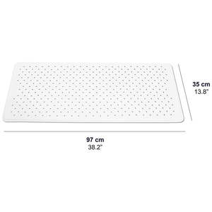 Tapis de bain antidérapant (97x35 cm), tapis de douche 100% caoutchouc naturel KMINA K30004 - Product Image 3