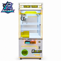 Machine à griffes à monnayeur, jeu d'arcade avec éclairage néon LED, pour la capture de poupées et jouets en peluche, pour centres commerciaux, vente en gros