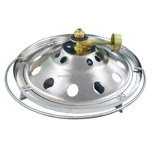 Réchaud de camping portable extérieur à gaz liquéfié, mini-brûleur en acier avec valve, petit réchaud à gaz pour cuisson - Product Image 3