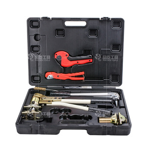 Pinson Tools PEX-1632 Pipe Crimping Tool <b>Set</b> With Tensioner And Sliding Clamps For Plumbing - Product Image 1