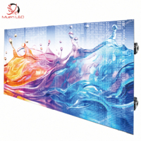 Écran LED transparent d'intérieur AIRT3.9-7.8-2000cd P3.91, location de panneaux vidéo numériques couleur, affichage LED en verre pour intérieur