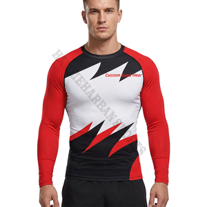 Camiseta de Compresión de Manga Larga para Hombre, Sublimada Personalizada, de Secado Rápido, para MMA y BJJ - Product Image 5