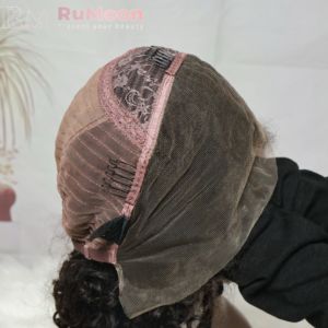 Peluca Popular 13x4 HD con Cabello <span class=keywords><strong>de</strong></span> Bebé, 250% <span class=keywords><strong>de</strong></span> Densidad, <span class=keywords><strong>Pico</strong></span> <span class=keywords><strong>de</strong></span> Viuda, Cabello Vietnamita, Rizado Pixe, Cómoda Peluca en Forma <span class=keywords><strong>de</strong></span> M - Product Image 3