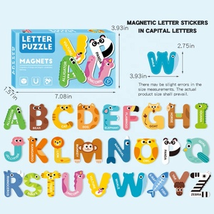 Giocattolo Educativo per Bambini, Magneti per Frigorifero a Forma di Animali, Puzzle Magnetico Montessori - Product Image 5