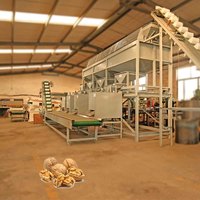 Machine de séparation de coquillages, distributeur automatique de pignons, noix, conducteur, fil de traitement des fissures