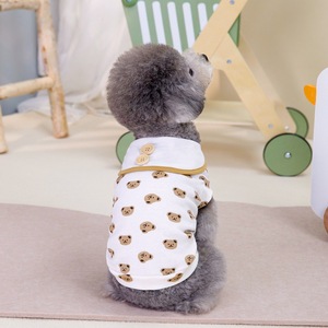 Vestito Coordinato per Cani a Forma di Orso Maglietta per Animali Domestici Tuta per Cuccioli Abbigliamento per Cani Maschi e Femmine - Product Image 1