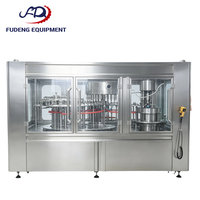 Machine de remplissage et de bouchage automatique électrique d'occasion 4000 bph pour jus avec pulpe, en stock, vente chaude