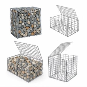 Welded Square Hole Galvanized <b>Wire</b> <b>Mesh</b> Fence Netting Building Gabion Protective <b>Mesh</b> - Product Image 3