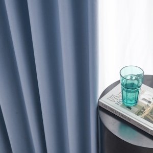 110 "pulgadas 280cm ancho diseño personalizado alta calidad 100% poliéster aislado ventana moderna cortinas opacas tela - Product Image 3