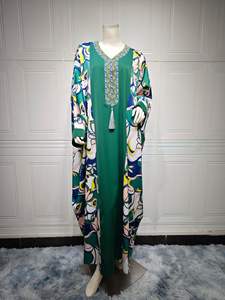 Robe arabe du Moyen-Orient tendance Ab360, vêtements pour femmes musulmanes, nouvelle collection automne 2024, robes <span class=keywords><strong>maxi</strong></span> à manches longues, grandes tailles, livraison gratuite - Product Image 5