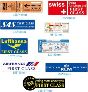 Impression en gros de rouleaux d'étiquettes de bagages thermiques personnalisées pour avions - Product Image 1