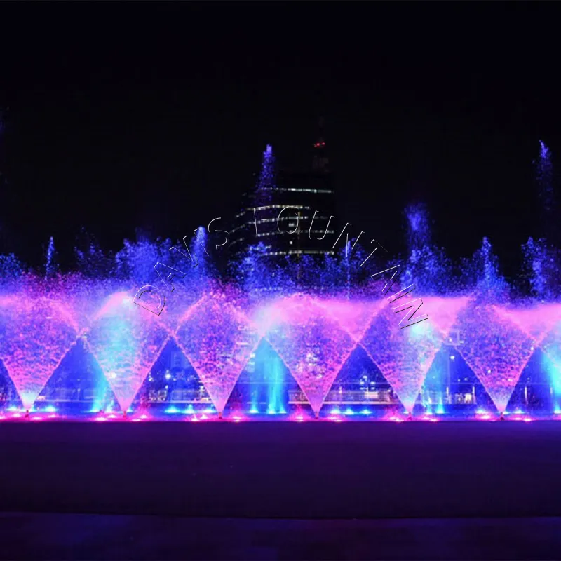 Fuente de agua musical de baile pequeño de Pakistán Indonesia, fuentes de jardín de China