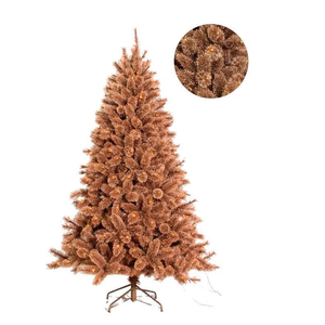 Arbre artificiel coloré, arbre rose, matériau PVC robuste et flexible, pour un aspect plus fourré, jolis arbres de Noël - Product Image 3