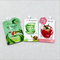 Sacs d'emballage personnalisés avec logo, pochettes à bec verseur PET/MOPP/PE pour cosmétiques, lotions, sérums, petits sacs