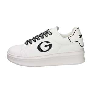 Sneakers Gaelle Paris Donna Blanc Noir Talon de 5 cm Chaussures Chunky - Product Image 1